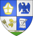 Blason ville fr Vescovato (Haute-Corse)